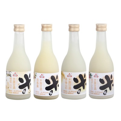生龙桂花糯米甜酒0.5低度数清甜少女露酒米露甘酒300ml*12瓶批发6瓶图5