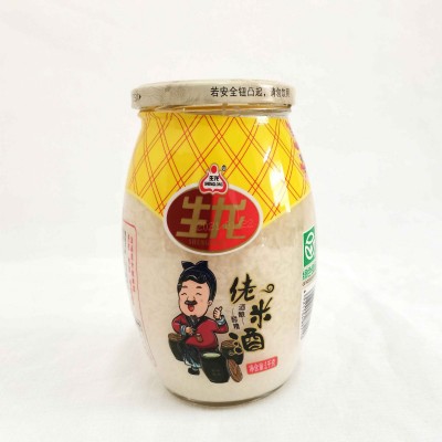 湖北特产孝感米酒生龙牌佬米酒月子酒酿醪糟甜酒酿糯米酒1kgx6瓶图5
