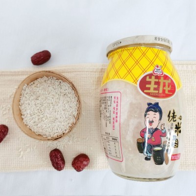 湖北特产孝感米酒生龙牌佬米酒月子酒酿醪糟甜酒酿糯米酒1kgx6瓶图4