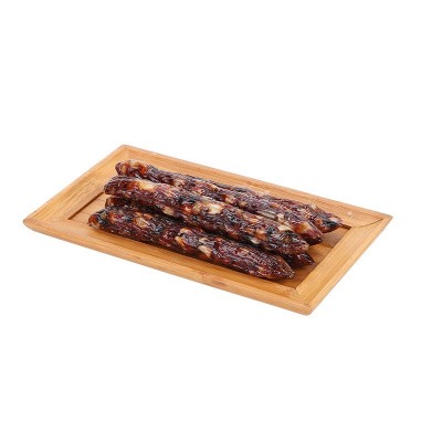 广式风味黑蒜腊肠腊肉厂家直供广东江门特产腊肠咸香腊肠腊肉批发10盒图5