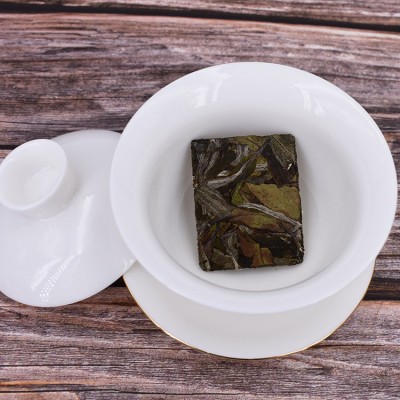 2018年福鼎白茶花香白牡丹茶饼干茶便携散装小方块厂家批发500g  2斤图3