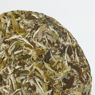 福鼎白茶 2020年高山日晒白牡丹 茶饼 花香300g散装花茶厂家批发  2个图2