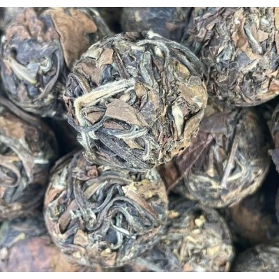 2015年福鼎白茶贡眉老白茶龙珠寿眉日晒高山茶叶茶球茶坨厂家批发  2斤图2
