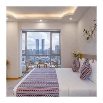 日落城边·观双子塔大床房（高空全景+日系美学+白宫双子塔景观）图4
