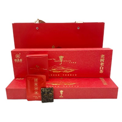 中秋节茶礼品2016年福鼎白茶枣香茶叶礼盒装小方片饼干白茶批发  2盒图5