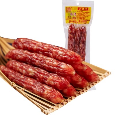 得福大利是福小包装广东腊肠广式腊肠广味香肠腊味干货特产1 00克 2包图5
