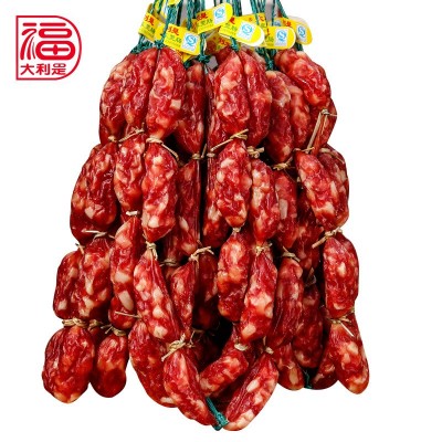 得福大利是福腊味广式腊肠香肠广东特产广味批发东莞肠脆皮 肠400g 2包图3