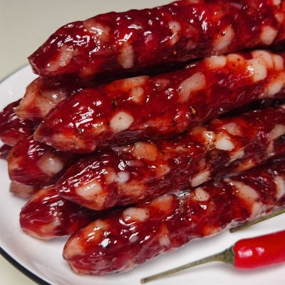 永祥牌黑椒腊肠 广式风味腊味厂家批发500g散装 中山黄圃特产 5份图3