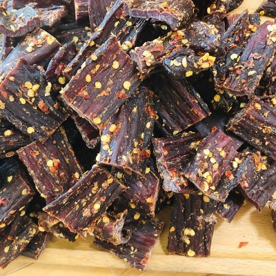 风干鸭肉干手撕鸭肉干零食散装麻辣干巴凉山风干鸭肉干 2袋图5