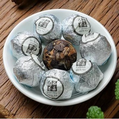 十福缘福鼎白茶寿眉贡眉老白茶便携龙珠茶500克装5款高山古树茶  2斤图4