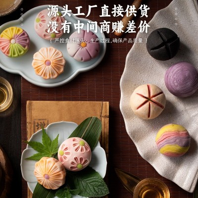 和果子中式传统糕点心菓子绿豆糕特产小吃茶点零食品订婚伴手礼盒50个图3