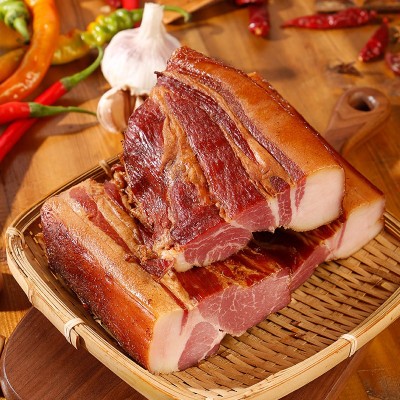 腊肉湖南特产批发农家自制烟熏咸肉五花肉非四川贵州礼盒装腊肉肠2件图3