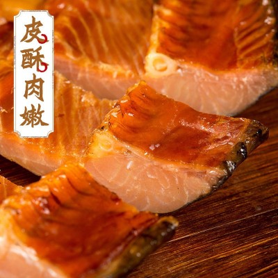 烟熏腊鱼湖南特产风吹草鱼 风干大块鱼干500g干货厂家优惠批发2件图4