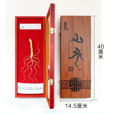 吉林人参礼盒装 东北特产野山参 长白山干人参会销礼品批发林下参2盒图2
