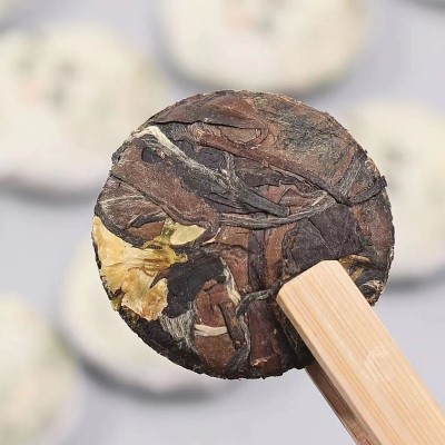2017年茉莉白茶福鼎花茶小沱茶小圆饼陈年寿眉老白茶批发商务茶  2斤图2