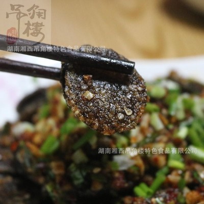 【小额批发】湖南湘西特产土家血粑农家传统血灌肠糯米血肠300g袋2件图4