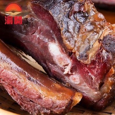 源头厂家直供烟熏腊排骨重庆四川农家风味咸排骨腊猪排骨餐饮批发  2件图4