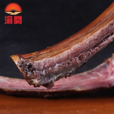 源头厂家直供烟熏腊排骨重庆四川农家风味咸排骨腊猪排骨餐饮批发  2件图3