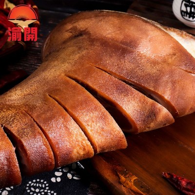 源头厂家直供烟熏腊猪脚腊猪蹄腊猪腿重庆四川农家味餐饮徽商批发  3件图2