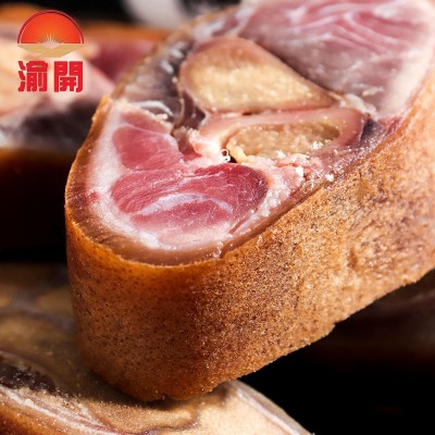 源头厂家直供烟熏腊猪脚腊猪蹄腊猪腿重庆四川农家味餐饮徽商批发  3件图3
