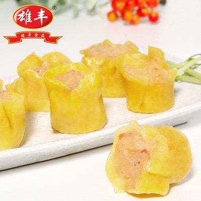 雄丰猪肉干蒸烧卖500g手工干蒸速冻食品广式早茶点心餐饮约38个  2袋图2