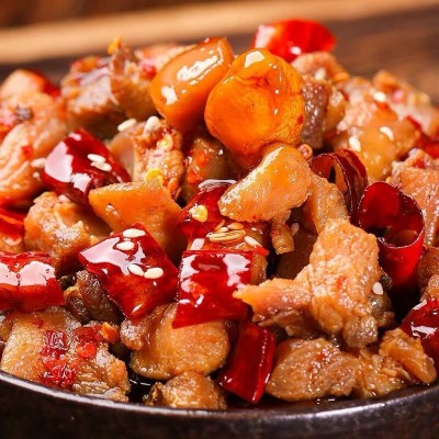 四川麻辣冷吃鸭肉鸭丁系列产品 源头货源 真空包装休闲即食类零食2袋图3