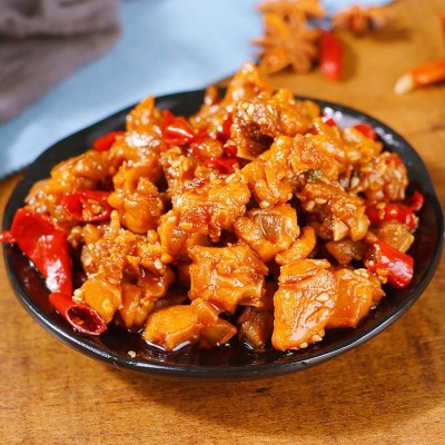 自贡冷吃兔四川特产小吃麻辣兔肉零食休闲食品厂家批发源头货源2包图2