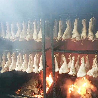 四川特产正宗腊猪脚烟熏腊肉猪脚腌猪蹄前蹄农家柴火腊味厂家批发  2千克图2