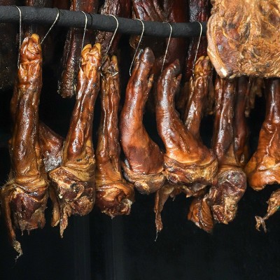 四川特产正宗腊猪脚烟熏腊肉猪脚腌猪蹄前蹄农家柴火腊味厂家批发  2千克图3