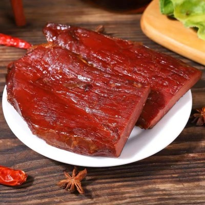 正宗四川特产麻辣风干大块肉牛肉风味大肉块五香干巴肉干厂家批发  2份图4