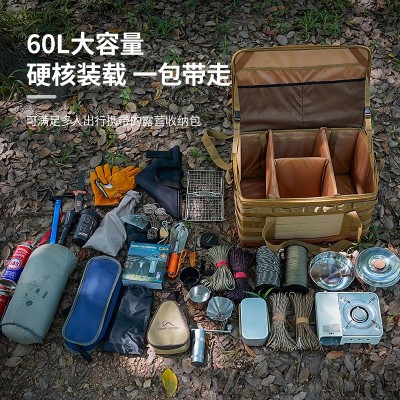 户外露营装备收纳包烧烤野餐卡式炉防撞包多功能餐厨具套锅整理包2件图2