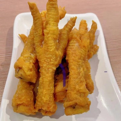 开袋即食零食黄金炸鸡爪 美味传统便携熟食鸡爪 人工制作烹炸鸡爪  2斤图4