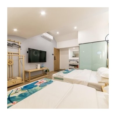 阁楼亲子家庭双床房图2