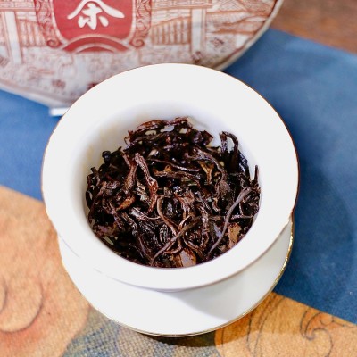 批发云南普洱茶熟茶勐海老班章古树茶357g七子饼茶叶普洱茶饼  1饼图4
