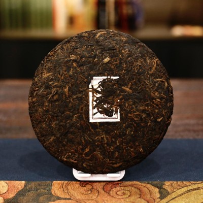 批发云南普洱茶熟茶勐海老班章古树茶357g七子饼茶叶普洱茶饼  1饼图2