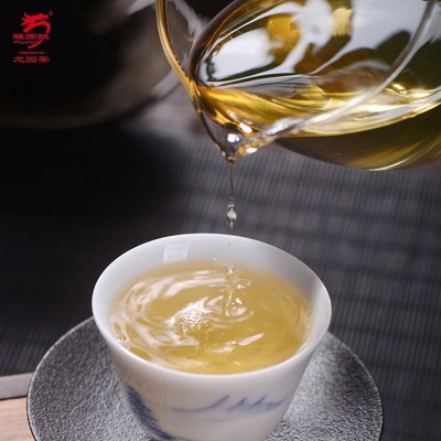 云南普洱茶龙园号 冰岛五寨 普洱茶 生茶 357g 古树纯料茶  2盒图4