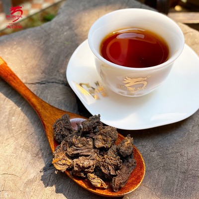云南老茶头普洱茶 龙园号迷你礼盒小罐装老茶头 熟茶 100g  2盒图4