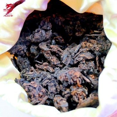 云南老茶头普洱茶 龙园号迷你礼盒小罐装老茶头 熟茶 100g  2盒图3