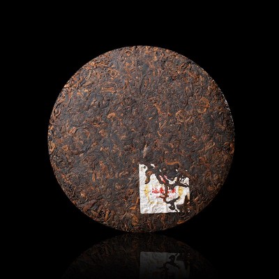 茶叶批发2017年冰岛普洱熟茶 云南普洱茶古树茶 普洱茶饼357克  2饼图3