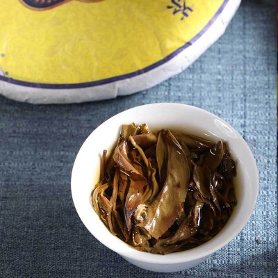 茶叶批发云南七子饼茶 2018年老班章古树普洱茶生茶357克普洱茶饼  2饼图2
