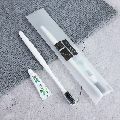 酒店一次性牙刷洗漱套装 宾馆客房软毛牙刷牙膏二合一可定logo100个图2