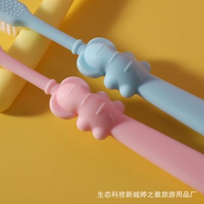 日用百货酒店牙科LOGO可印字6岁以上儿童牙刷软毛独立装现货批发50支图4