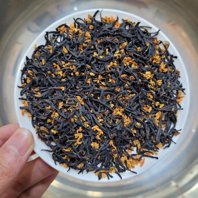 桂花红茶 小种红茶花熏制奶茶店冷泡茶冷萃茶饮品店 散装红茶茶叶  2斤图2