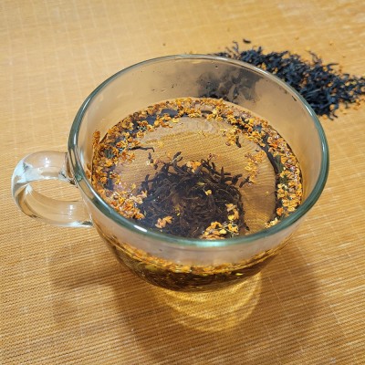 桂花红茶 小种红茶花熏制奶茶店冷泡茶冷萃茶饮品店 散装红茶茶叶  2斤图3