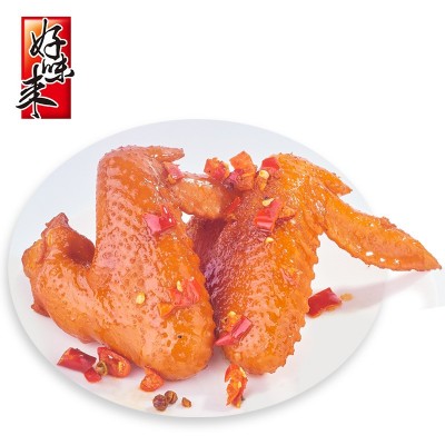 好味来65g盐焗鸡翅肉类食品办公室休闲零食熟厂家批卤味儿童小吃  5包图3