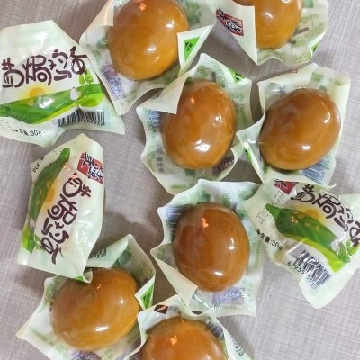好未来盐焗鸡蛋600g批发20枚无壳鸡蛋熟食休闲零食特产小吃真空装  2盒图2