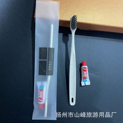 宾馆酒店一次性牙刷民宿专用洗漱用品家用软毛牙刷牙膏批发1000套图2