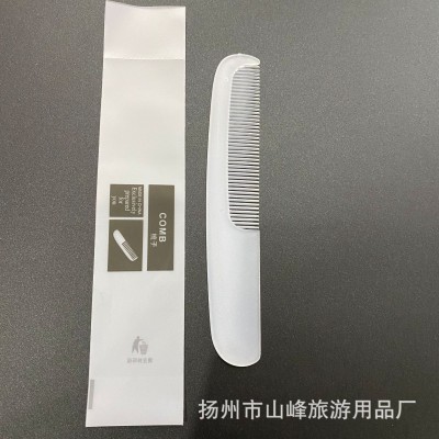 宾馆酒店一次性梳子民宿旅行用品秸秆香蕉梳子批发2000套图3