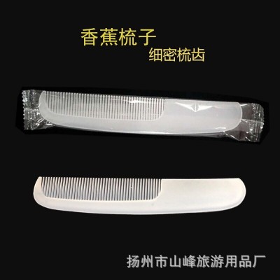 宾馆酒店一次性梳子民宿旅行用品秸秆香蕉梳子批发2000套图4