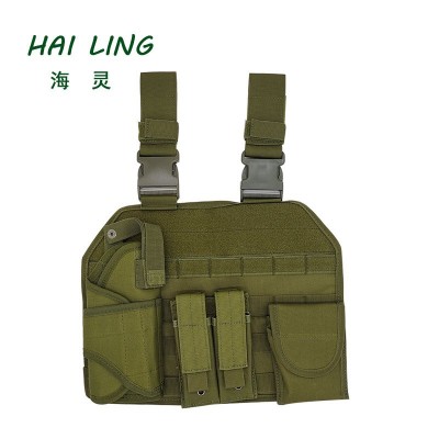 新款战术大腿挂套户外CS组合枪套多功能腿包可拆卸杂物包组合腿包2件图3